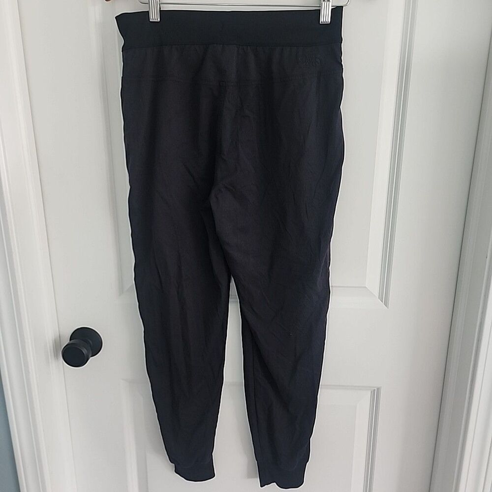 The North Face Aphrodite Joggers Womens Size M Black Nylon Hiking Pants Stretch - Picture 2 of 9